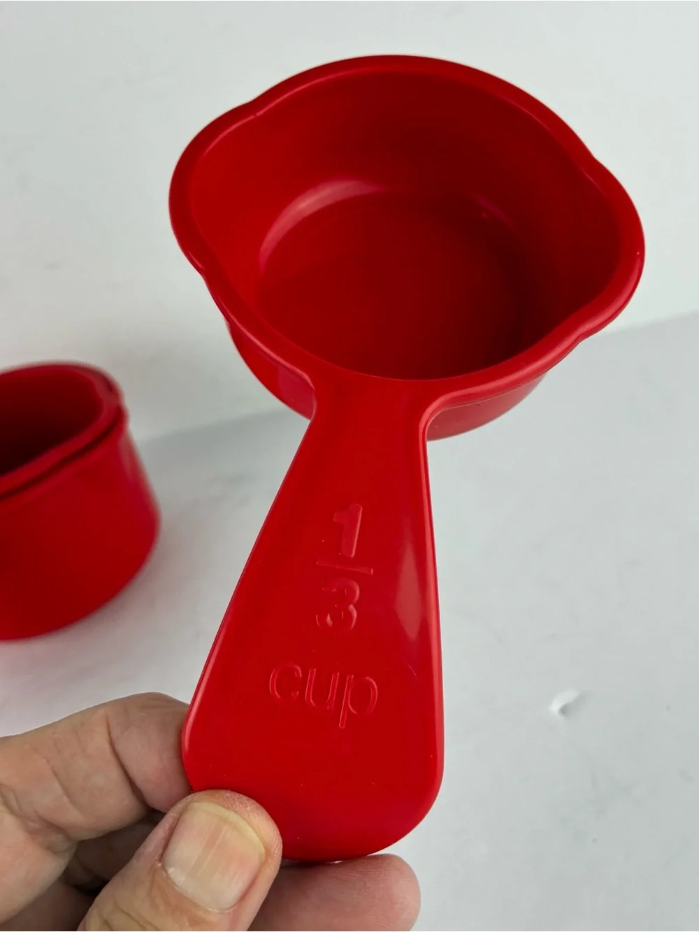 Tupperware Red Measuring Mates Cups Set of 4 Replacements (?)